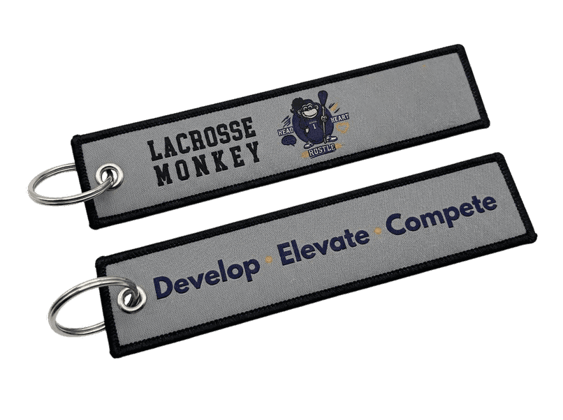 Two gray printed remove before flight tags